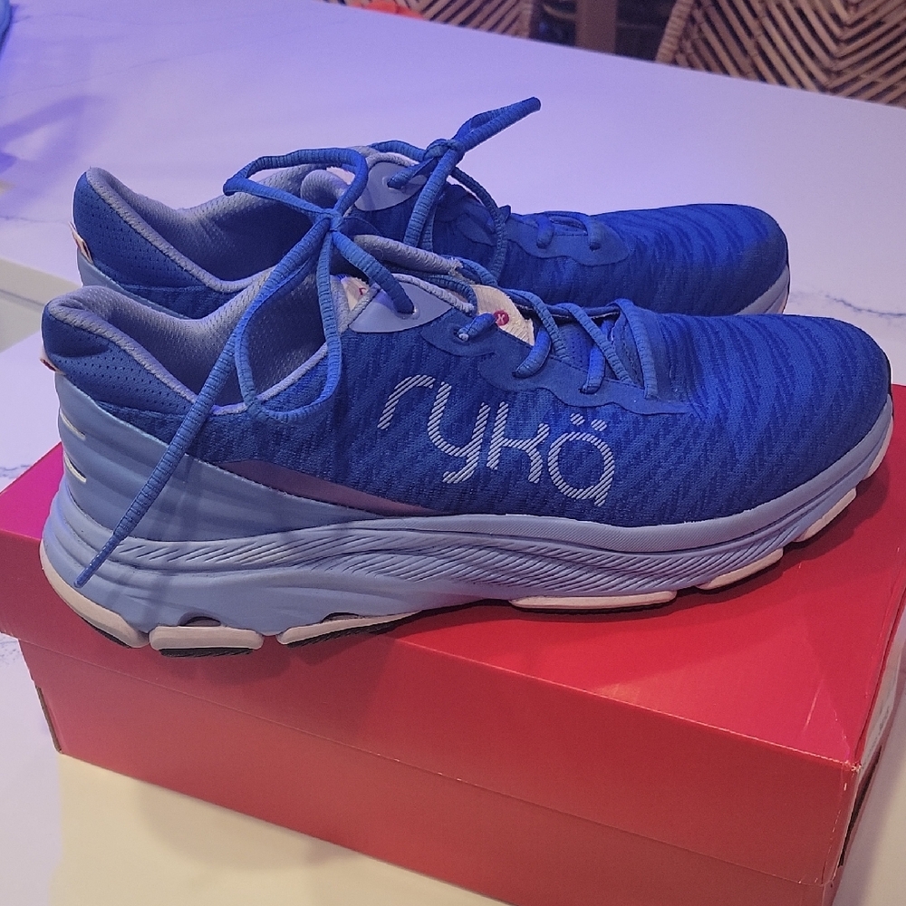 Ryka Womens Blue Athletic Shoes Size 11